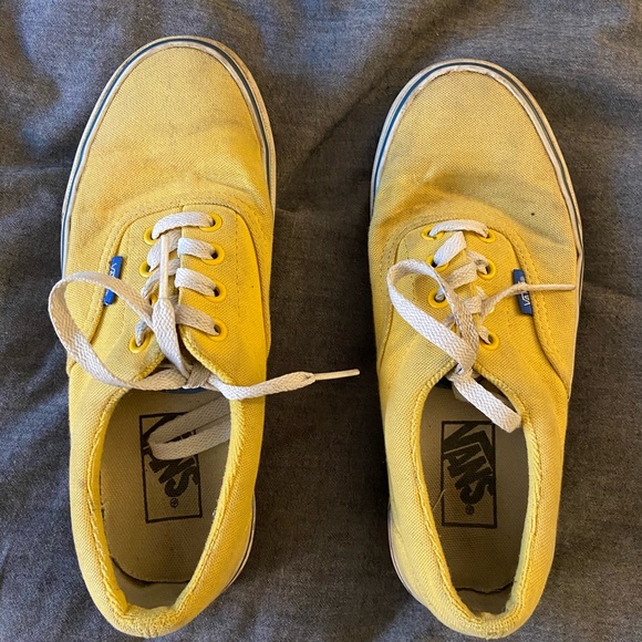 authentic vans yellow